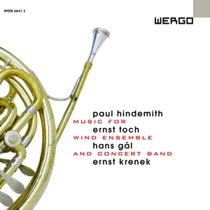 Hindemith Toch Gal Krenek - Music For Wind Ensemble And Concert i gruppen CD hos Bengans Skivbutik AB (3312484)