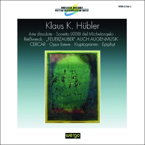 Hübler Klaus K. - Arie Dissolute Sonetto Lxxxiii Del i gruppen CD hos Bengans Skivbutik AB (3329522)