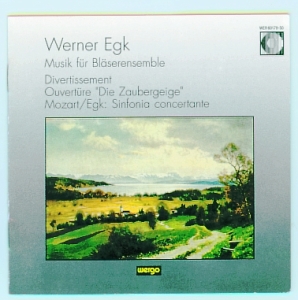 Egk Werner - Musik Für Bläserensemble i gruppen CD hos Bengans Skivbutik AB (3330220)