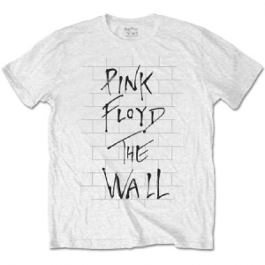 Pink Floyd -  The Wall & Logo (Medium) Unisex T-Shirt i gruppen MERCH / Test-Tshirts hos Bengans Skivbutik AB (3355640r)