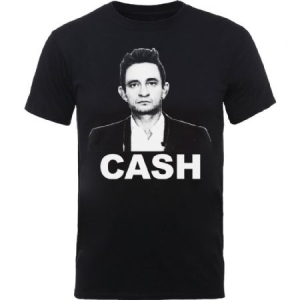 Johnny Cash - MEN'S TEE: STRAIGHT STARE i gruppen MERCH hos Bengans Skivbutik AB (3401695r)