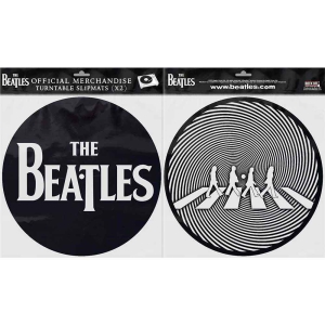 The Beatles - Drop T Logo & Crossing Silhouette Slipma i gruppen Minishops / Beatles hos Bengans Skivbutik AB (3407066)