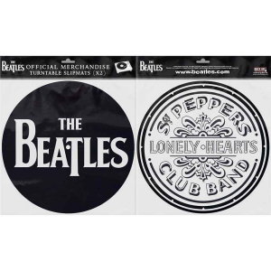 The Beatles - Drop T Logo & Sgt Pepper Drum Slipmat Pa i gruppen Minishops / Beatles hos Bengans Skivbutik AB (3407111)