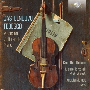 Castelnuovo-Tedesco Mario - Music For Violin And Piano i gruppen CD hos Bengans Skivbutik AB (3460893)