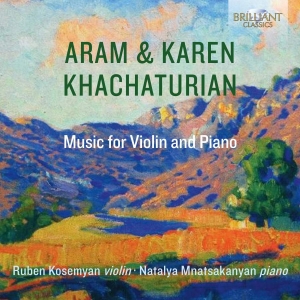 Khachaturian Aram Khachaturian K - Music For Violin And Piano i gruppen CD hos Bengans Skivbutik AB (3487576)