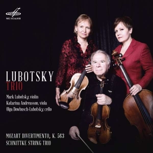 Mozart W A Schnittke Alfred - Lubotsky Trio. Mozart & Schnittke i gruppen CD hos Bengans Skivbutik AB (3509809)