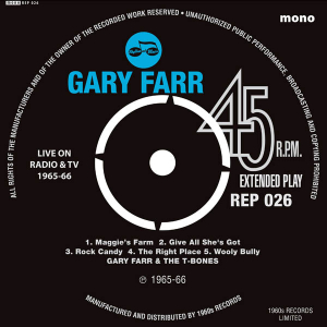 Farr Gary & T-Bones With Keith Emer - Live On Tv Ep i gruppen VINYL hos Bengans Skivbutik AB (3556370)