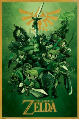 Legend of Zelda - Maxi Poster The Legend Of Zelda (Link) i gruppen MERCH hos Bengans Skivbutik AB (3577392)