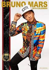 Bruno Mars - 2019 Calender i gruppen Minishops / Bruno Mars hos Bengans Skivbutik AB (3586652)