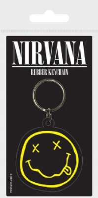 Nirvana - Nirvana (Smiley) Rubber Keychain i gruppen Minishops / Nirvana hos Bengans Skivbutik AB (3587736)