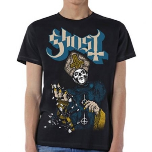 Ghost - GHOST MEN'S TEE: PAPA OF THE WORLD i gruppen Minishops / Ghost hos Bengans Skivbutik AB (3595964r)