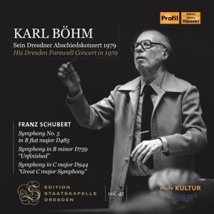 Schubert Franz - Karl Böhm: His Dresden Farewell Con i gruppen CD hos Bengans Skivbutik AB (3623932)