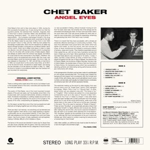 Baker Chet - Angel Eyes -Bonus Tr/Hq- i gruppen VINYL hos Bengans Skivbutik AB (3624590)