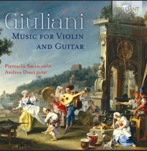 Giuliani Mauro - Music For Violin And Guitar i gruppen CD hos Bengans Skivbutik AB (3637459)