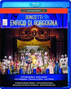 Donizetti Gaetano - Enrico Di Borgogna (Blu-Ray) i gruppen Musikk / Musikkk Blu-Ray / Klassisk hos Bengans Skivbutik AB (3637470)