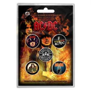 AC/DC - AC/DC BUTTON BADGE PACK: HIGHWAY TO HELL i gruppen Minishops / AC/DC hos Bengans Skivbutik AB (3640988)