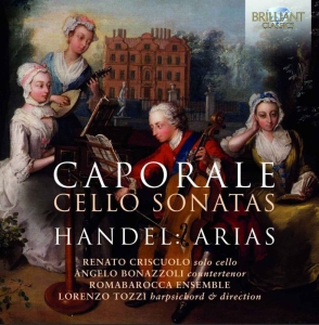 Caporale Andrea Handel G F - Cello Sonatas & Arias i gruppen CD hos Bengans Skivbutik AB (3645556)