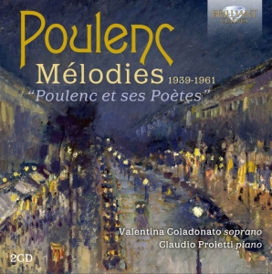 Poulenc Francis - Melodies 1939-1961 i gruppen CD hos Bengans Skivbutik AB (3650852)