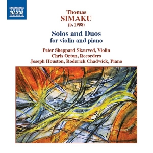 Simaku Thomas - Solos And Duos For Violin And Piano i gruppen VI TIPSER / Julegavetips CD hos Bengans Skivbutik AB (3651189)