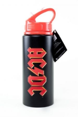 AC/DC - Logo - Aluminium Drink Bottles i gruppen Minishops / AC/DC hos Bengans Skivbutik AB (3655551)