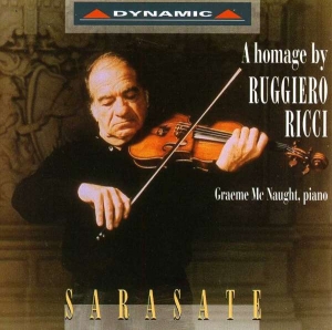 Sarasate - A Homage By Ruggiero Ricci i gruppen VI TIPSER / Julegavetips CD hos Bengans Skivbutik AB (3659701)