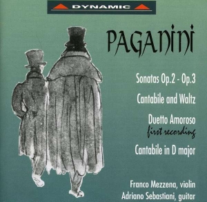 Paganini - Sonatas For Violin And Guitar i gruppen CD hos Bengans Skivbutik AB (3661522)