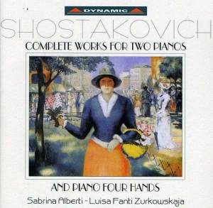 Shostakovich - Complete Works For Two Pianos i gruppen CD hos Bengans Skivbutik AB (3661548)