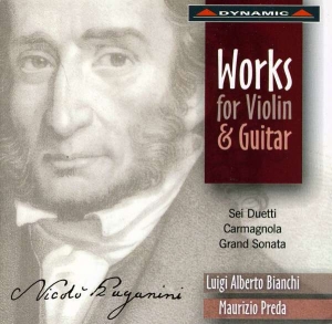 Paganini - Works For Violin And Guitar i gruppen VI TIPSER / Julegavetips CD hos Bengans Skivbutik AB (3662195)