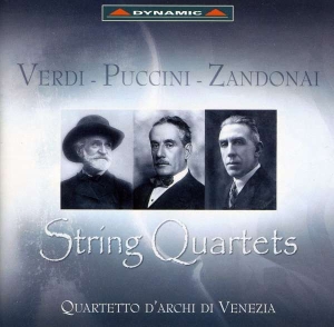 Verdi / Puccini / Zandonai - String Quartets i gruppen CD hos Bengans Skivbutik AB (3662197)