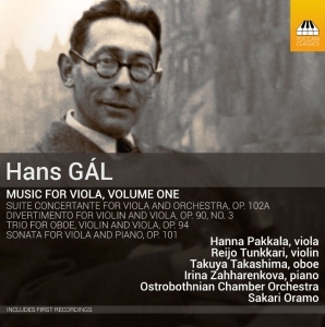 Gál Hans - Music For Viola, Vol. 1 i gruppen CD hos Bengans Skivbutik AB (3666020)