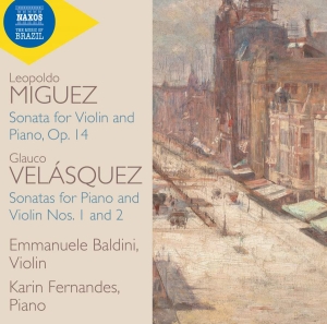 Miguez Leopoldo Velásquez Glauco - Violin Sonatas i gruppen VI TIPSER / Julegavetips CD hos Bengans Skivbutik AB (3666083)