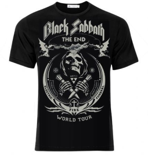 Black Sabbath - Black Sabbath T-Shirt The End i gruppen MERCH hos Bengans Skivbutik AB (3666249)