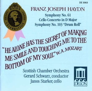 Haydn Franz Joseph - Symphonies 61 & 103 Cello Concerto i gruppen CD hos Bengans Skivbutik AB (3677389)