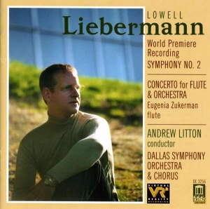 Liebermann Lowell - Symphony No 2 Concerto For Flute i gruppen CD hos Bengans Skivbutik AB (3677508)