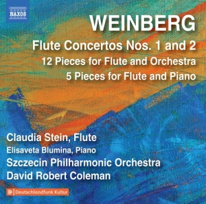 Weinberg Mieczyslaw - Flute Concertos Nos. 1 & 2 - 12 Min i gruppen VI TIPSER / Julegavetips CD hos Bengans Skivbutik AB (3681815)