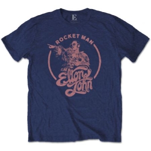 Elton John - ELTON JOHN UNISEX TEE: ROCKETMAN CIRCLE POINT i gruppen Merchandise hos Bengans Skivbutik AB (3739730r)