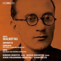 Skalkottas Nikos - Sinfonietta Concerto For Violin, P i gruppen Musikk / SACD / Klassisk hos Bengans Skivbutik AB (3743369)