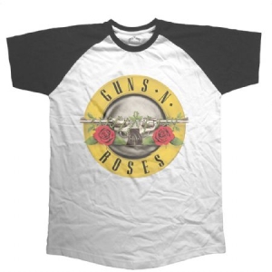 Guns N' Roses - GUNS N' ROSES UNISEX RAGLAN TEE: CIRCLE LOGO i gruppen Merchandise hos Bengans Skivbutik AB (3750689)