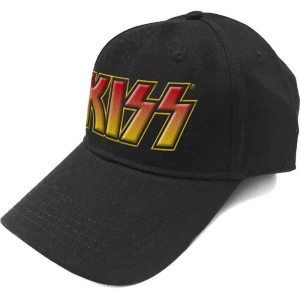 Kiss - Classic Logo Bl Baseball C i gruppen MERCHANDISE / Merch / Metal hos Bengans Skivbutik AB (3755189)