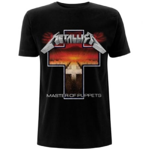 Metallica - Master Of Puppets Cross (Large) Unisex T-Shirt i gruppen CDON - Exporterade Artiklar_Manuellt / T-shirts_CDON_Exporterade hos Bengans Skivbutik AB (3755198)