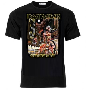 Iron Maiden - Iron Maiden T-Shirt Somewhere In Time i gruppen Merchandise hos Bengans Skivbutik AB (3755926)