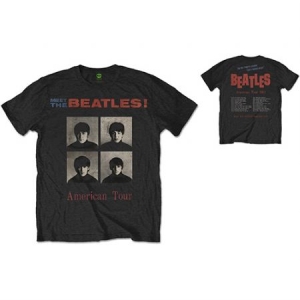 The Beales - THE BEATLES UNISEX TEE: AMERICAN TOUR 1964 (BACK PRINT) i gruppen Merch T-shirts / Classic Tours hos Bengans Skivbutik AB (3756565r)