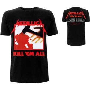 Metallica - Kill 'Em All Tracks Uni Bl i gruppen MERCH / T-Shirt / Rockoff_Nya April24 hos Bengans Skivbutik AB (3756625r)