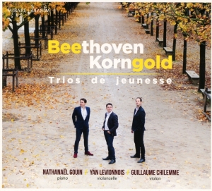 Nathanael Gouin - Beethoven/Korngold: Trios De Jeunesse i gruppen CD / Klassisk,Annet hos Bengans Skivbutik AB (3760923)