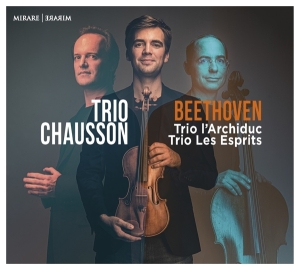 Trio Chausson - Beethoven: Trio L'archiduc/Trio Les Esprits i gruppen CD / Klassisk,Annet hos Bengans Skivbutik AB (3760925)