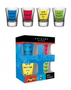 Friends - Quotes Shot Glasses i gruppen Merchandise hos Bengans Skivbutik AB (3778754)