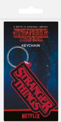 Stranger Things - Stranger Things (Logo) Rubber Keychain i gruppen MK Export CDON Merch hos Bengans Skivbutik AB (3779077)