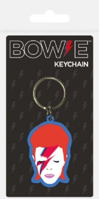 David Bowie - David Bowie (Aladdin Sane) Rubber Keycha i gruppen Merchandise hos Bengans Skivbutik AB (3779079)