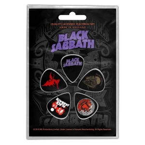 Black Sabbath - Purple Logo Retail Packed Plectrum Pack i gruppen MERCHANDISE / Merch / Metal hos Bengans Skivbutik AB (3790683)