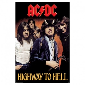 AC/DC - Highway To Hell Poster Poster 91,5x61 i gruppen MERCHANDISE / Merch / Metal hos Bengans Skivbutik AB (3790792)